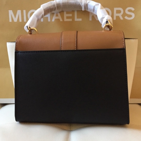 NWT MAUVE MD TH BROWN BLACK MICHAEL KORS CROSSBODY - Picture 2 of 8